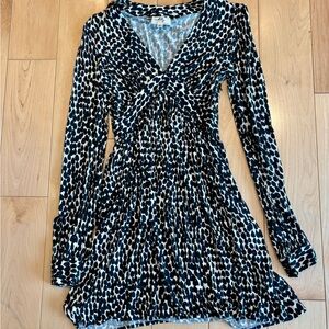 Milly Stylish Black and White Women's Dress - Size Petite